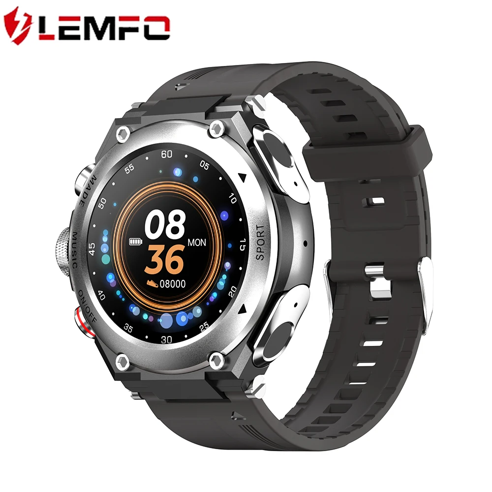 

LEMFO T92 blood pressure oxygen heart rate fitness sports pedometer message reminder wrist smart watch for men