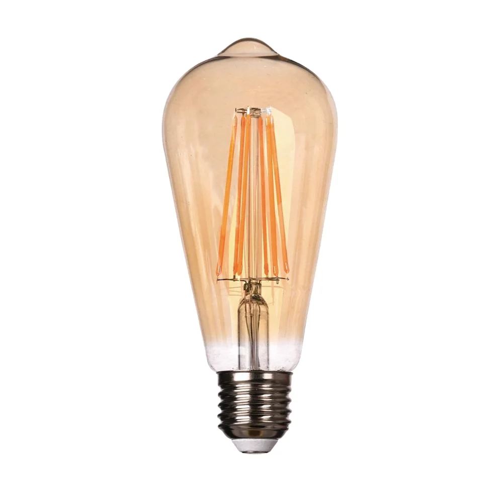 OEM price E27 ST64 4w 6w 8w 1800k 3000k  4000k home decorative edison lamp vintage led filament bulb