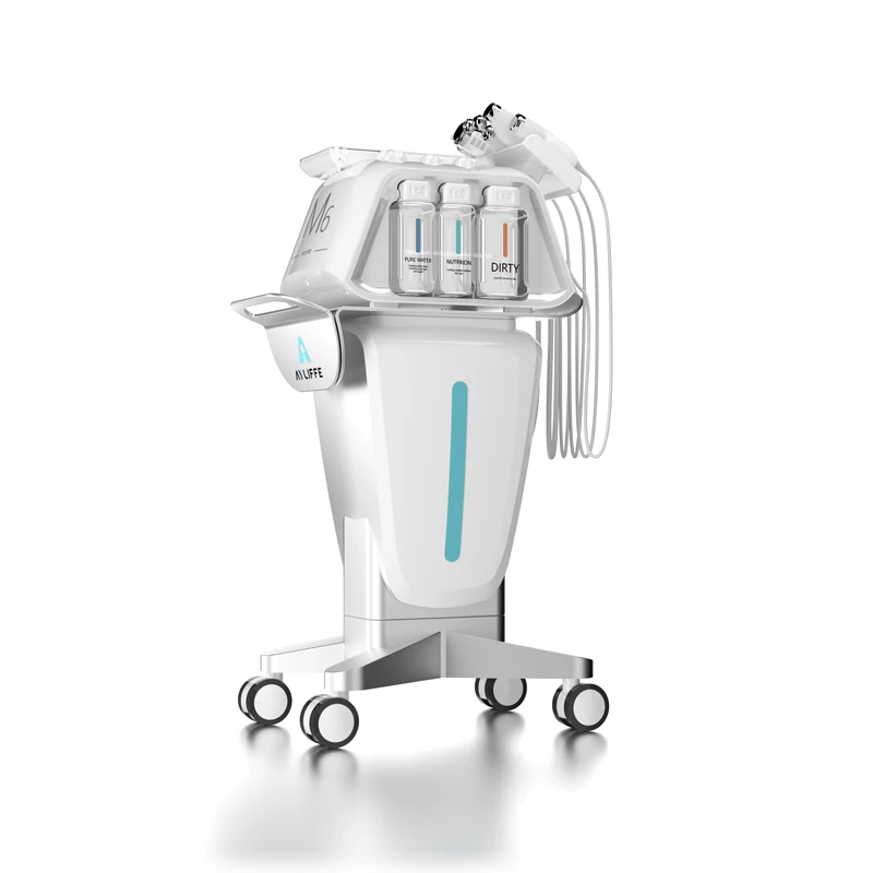 

Newest M6 Skin Management Machine 6 in 1 Spa Facial Machine M6 Hydro Cleaning Machine for Skin Rejuvenation
