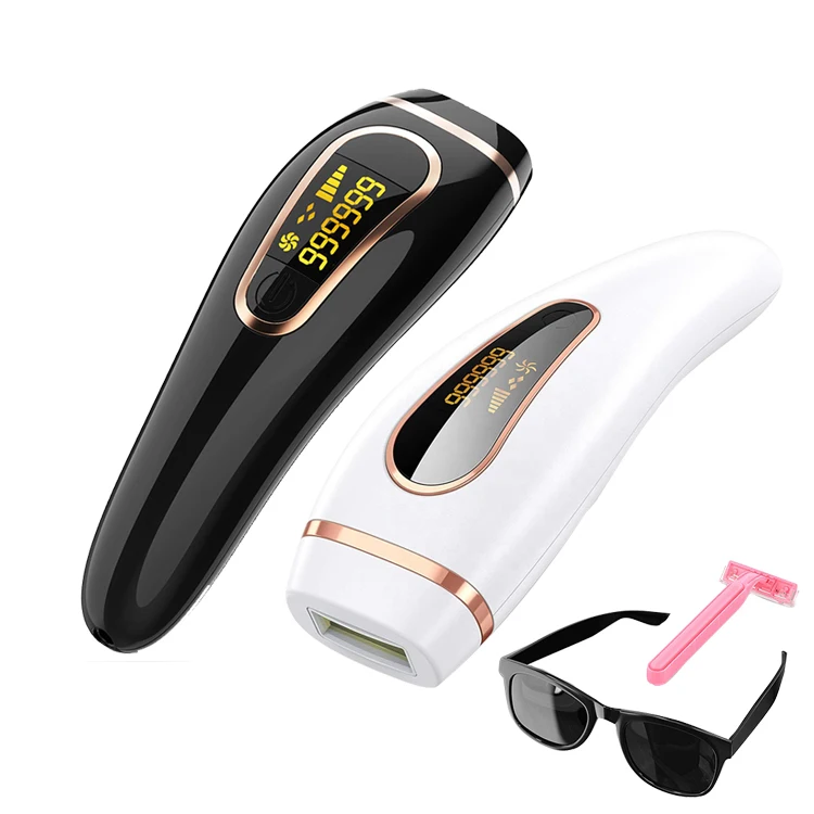 

OEM Best Handheld IPL Hair Removal Home Use Beauty Device Epilator Portable 999,999 Flashes IPL Hair Removal, White,black
