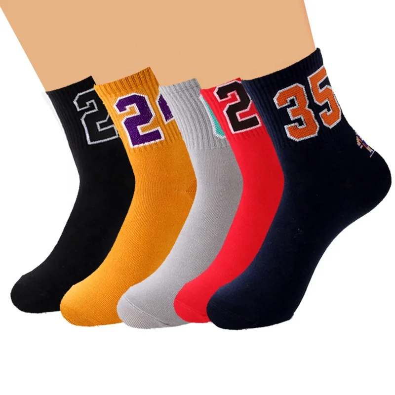 

Cotton Jacquard Digital Tight Crew Sports Men&Women Basketball Socks, Pantone color