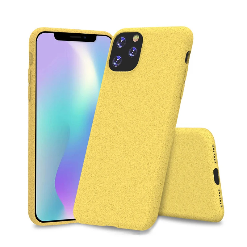 For iPhone Case 6 7 8 X/XS XR 11Pro Max Eco-friendly Biodegradable wheat soft TPU slim Phone Case for iPhone SE2020 For iPhone Case 6 7 8 X/XS XR 11Pro Max Eco-friendly Biodegradable wheat soft TPU slim Phone Case for iPhone SE2020