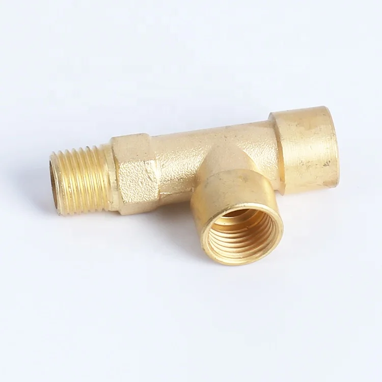 
Good quality Equal three way tee brass fitting 
