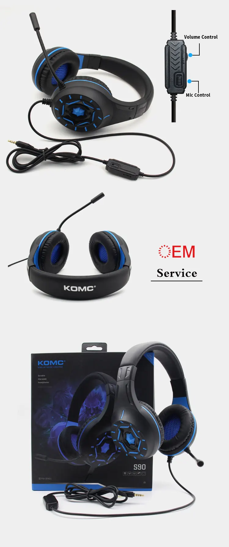 Most Cost Effective Gaming Headphone Komc S90 Over Ear Ps4 Gaming Headset With Microphone For