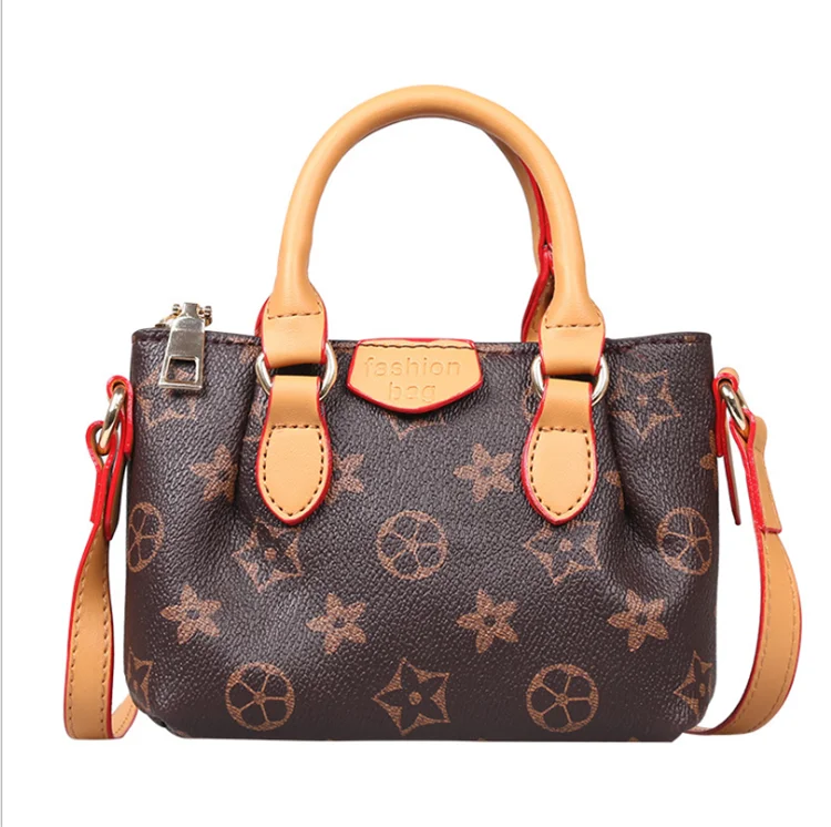 

2021 children's high-end handbag pu