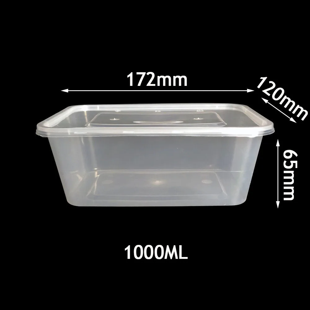 Hot Selling 1000ml Clear Rectangular Disposable Plastic Food Container Pp Microwaveable Food Lunch Box Buy Plastic Food Container Plastic Container Microwaveable Food Lunch Box Product On Alibaba Com