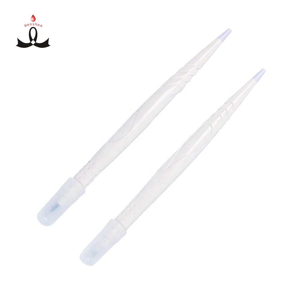 

Lushcolor Double Heads Using Disposable Microblading Tool For Hair Strokes Or Ombre Tattoo Eyebrow