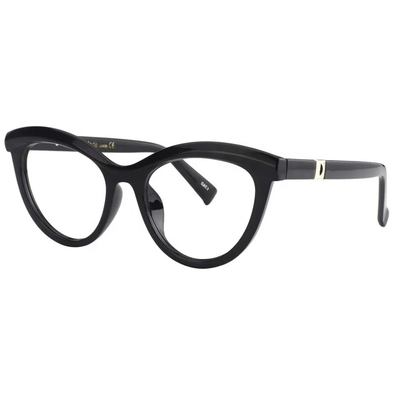 

China Wholesale Multicolor Cool Fashion Designer Women Optical Plastic Eyeglasses Frames, 4 colors