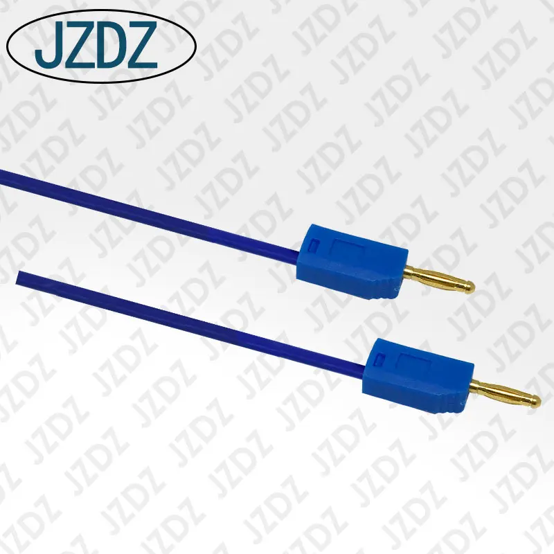 
JZDZ J.70001 2MM gold-plated can be stacked banana plug to banana plug test lead 