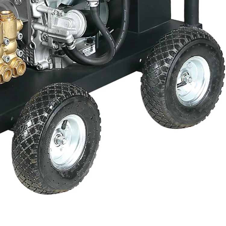 
OEM 350bar 3600rpm 22HP gasoline diesel powered ultra high pressure car washer sewage pipe dredge cleaner machine with gun hose 