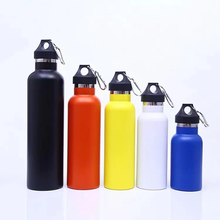 

Factory price 350ml 500ml 600ml 1000ml sport narrow stainless steel water bottle with custom color