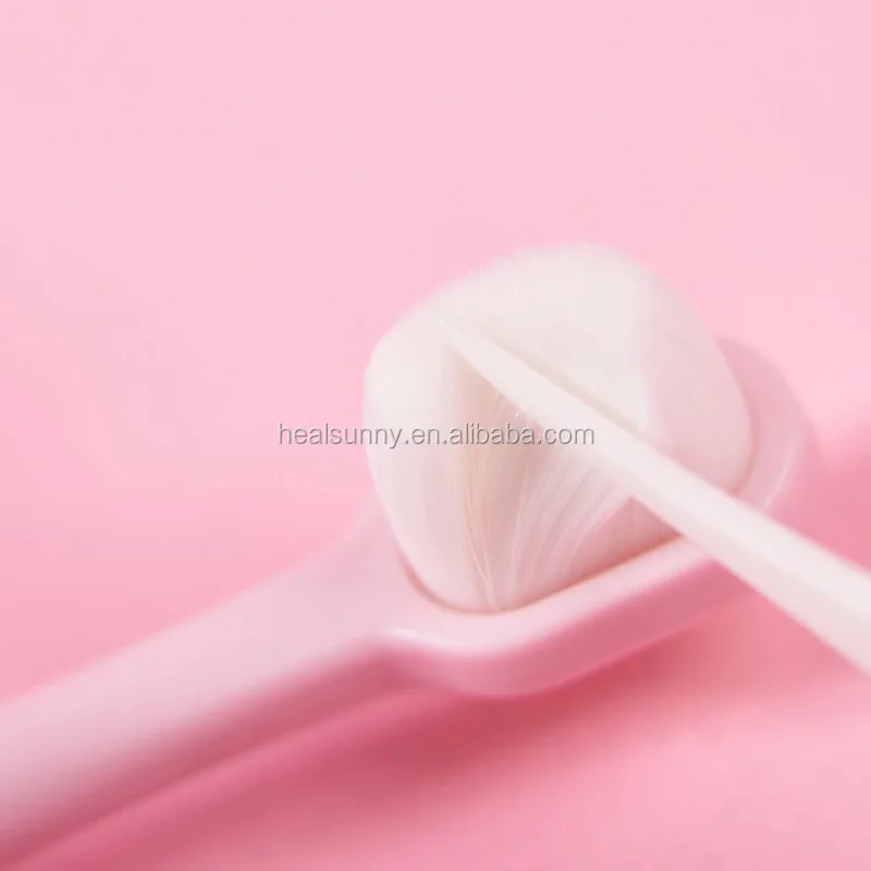 

wholesale high quality food grade soft clear infant baby silicone toothbrush bpa free