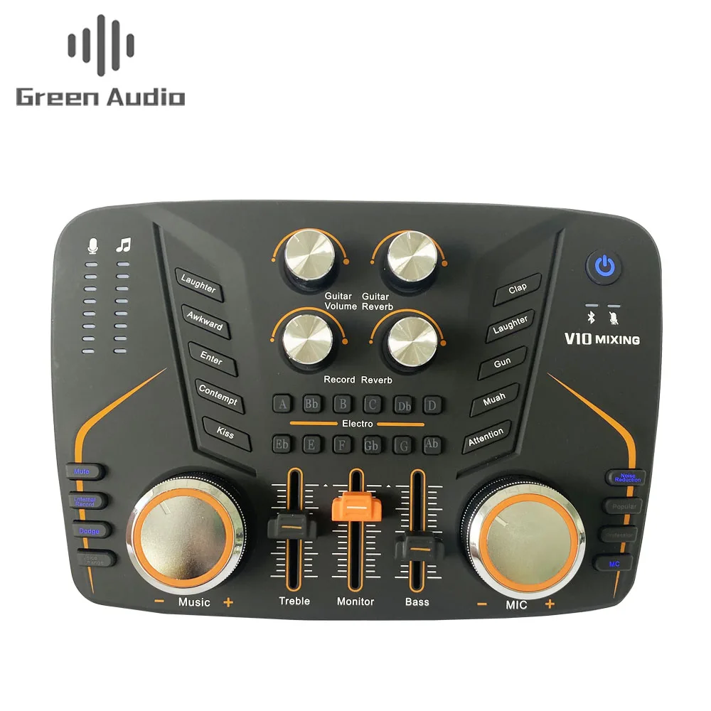 

GAX-V10 2020 New Professional Live Singing Sound Card Mobile Phone Computer Universal Comes With A Variety Of Sound Effects