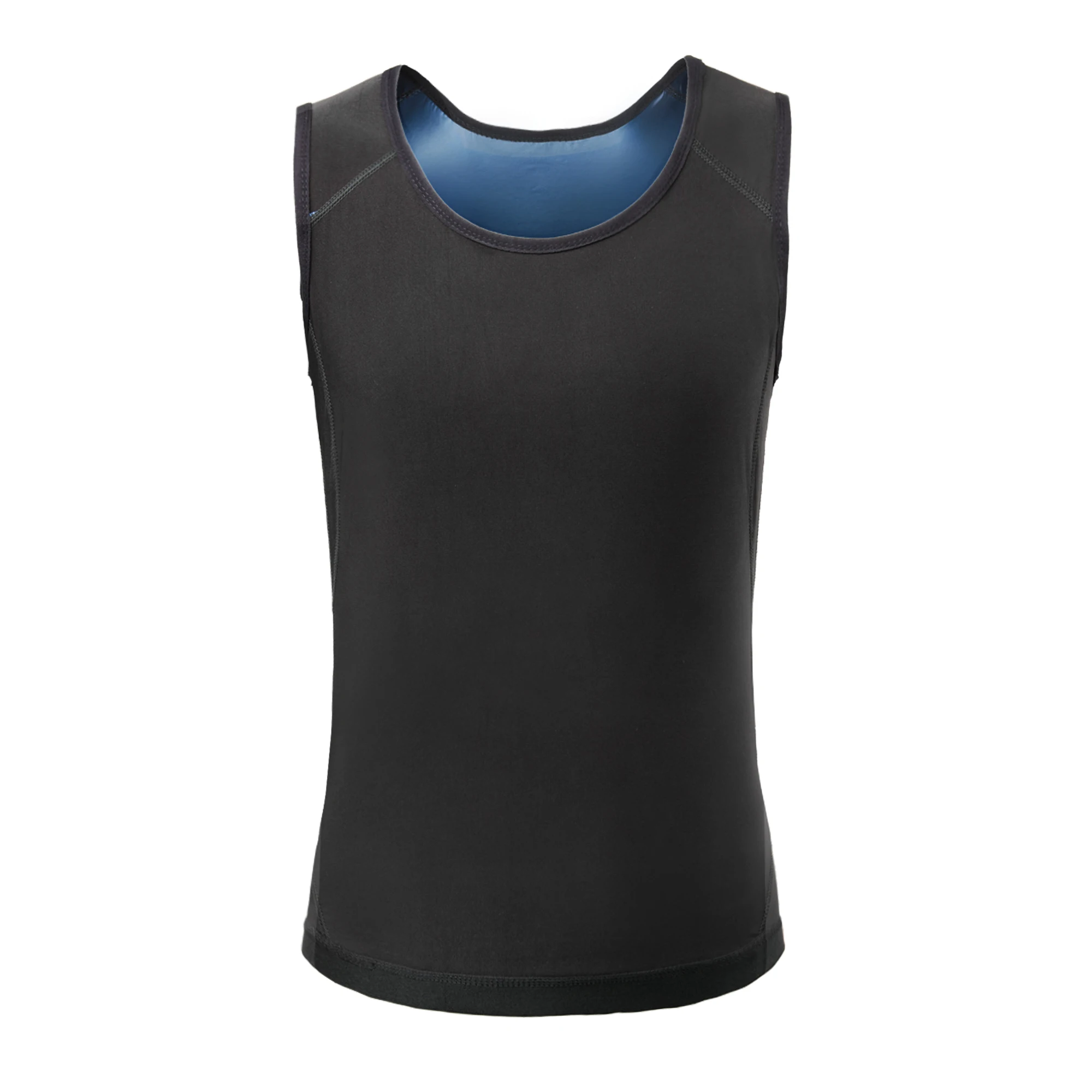 

Miket Sweat Bodyshaper Men Gym Bodybuilding Slimming Vest Slim Vest Sweat Vest, Picture