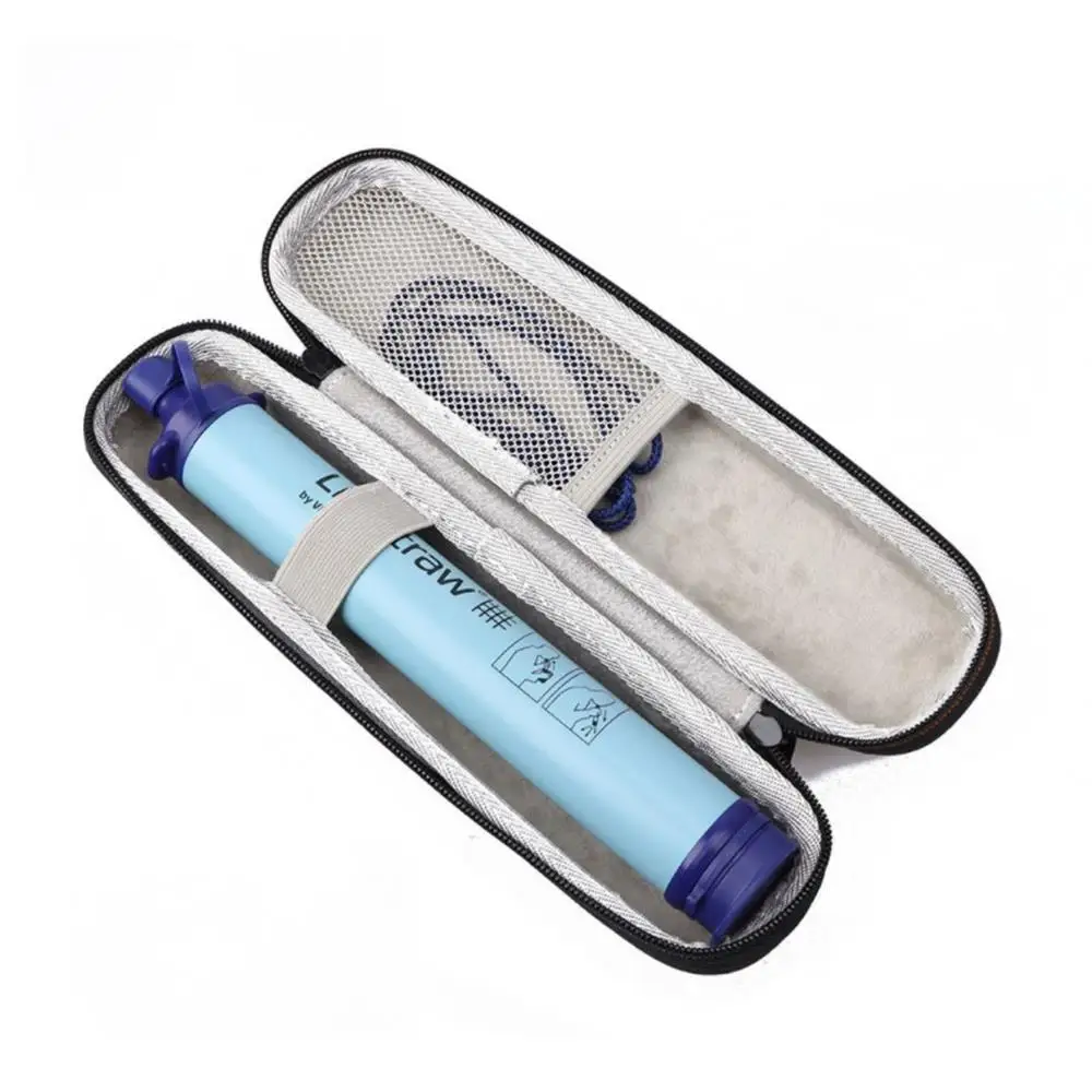 

Carry Travel Case Cover for LifeStraw and LifeStraw Steel Personal Water Filte Sewage Purification Storage Zipper Protective Bag, Grey