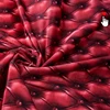 3d red check custom pul fabric printing sofa making furniture materials for sofa