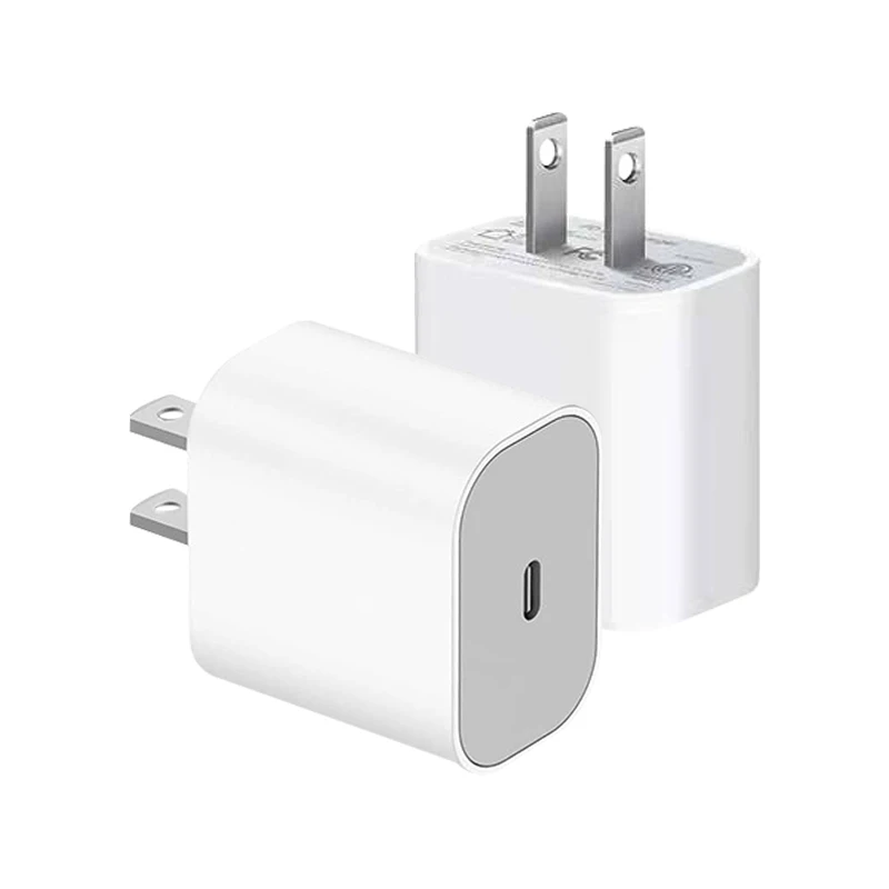 

US plug 18w 20w 30w usb-c power cargadores chargeur chargers travel wall smartphone mobile phone usb adapters pd type c charger