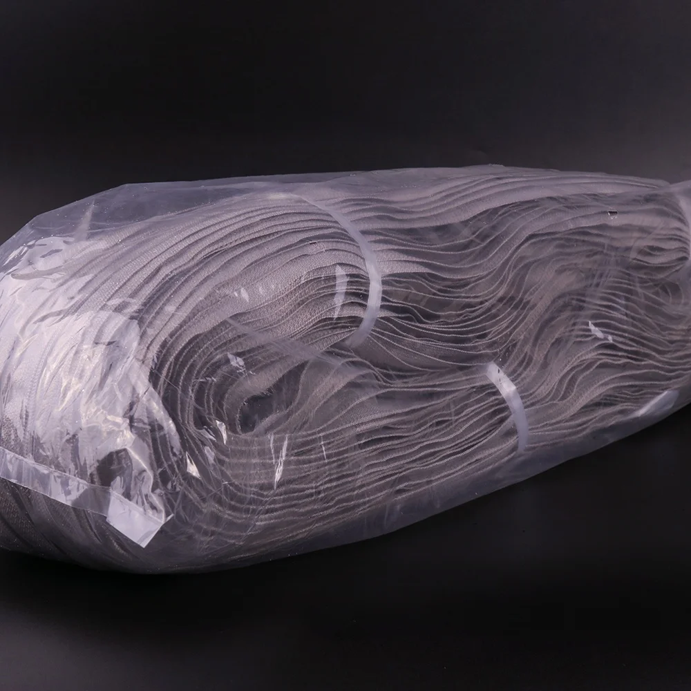 

High Quality Mini Zipper Sliding #3 Zipper Nylon Custom Gray Zipper Roll For Wallet