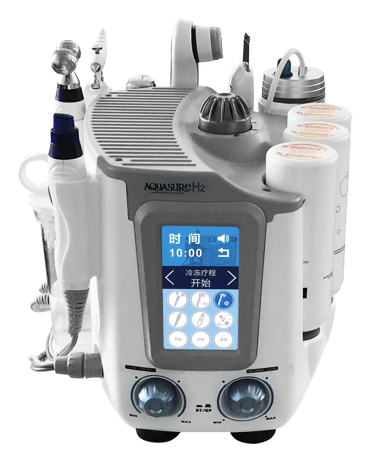 

Aquasure H2 O2 Ultrasonic Skin Scrubbe Microdermabrasion Machine Peel Machine