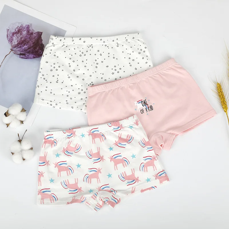 

Soft Fashion Toddler Kids Underpants Printing Baby Girls Teen Cotton Underwear Panties