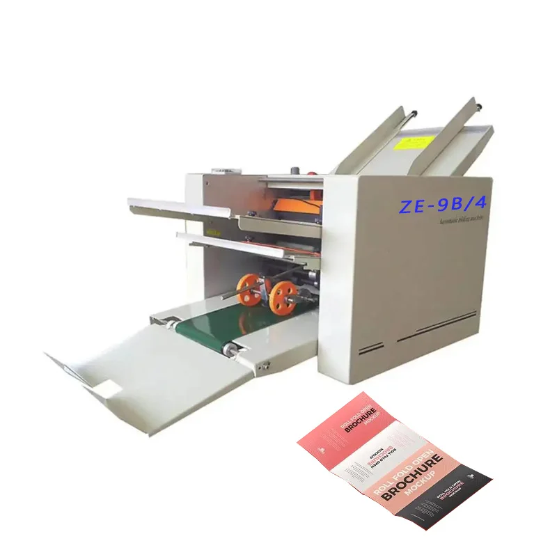 

[JT-ZE-9B/4]Smart Paper Brochure Folding Machines Multi Function Small Booklet With Small Business machine Ideas CE