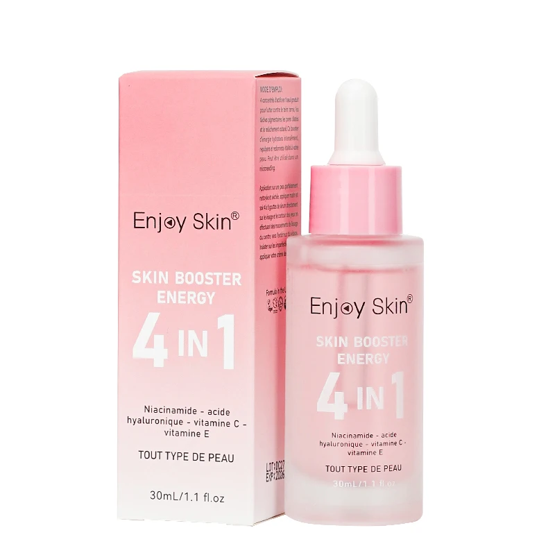 

Enjoy Skin 4-in-1 facial serum suitable for all skin types Contains Niacinamide & Vitamin C