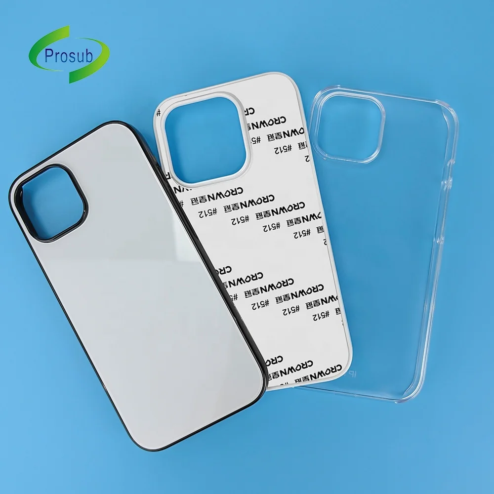 

Prosub 2D PC Sublimation Mobile Case For Iphone 15 Pro Max Blank Custom Design Sublimation Phone Cases