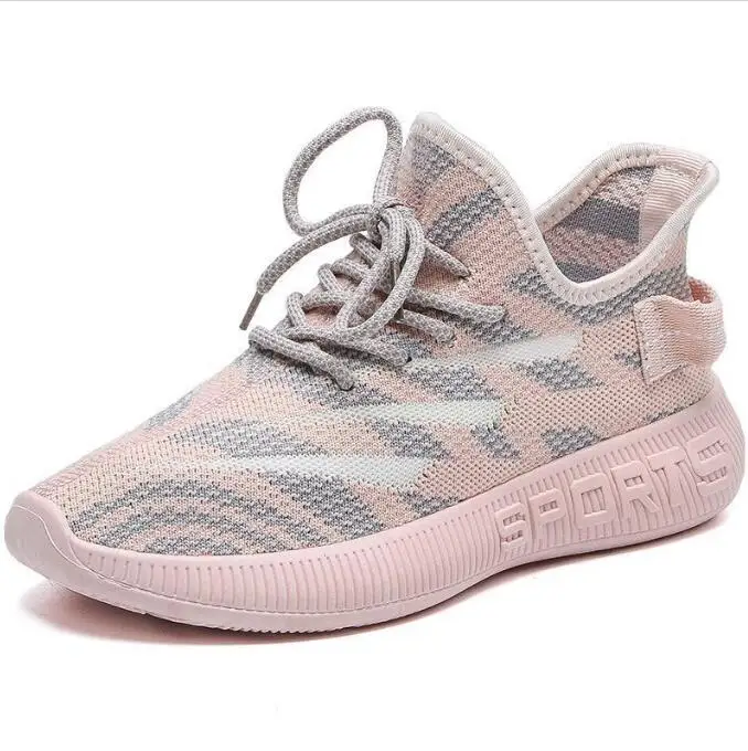 

Comfortable Fashion Fly Knitting Sport Mens Black Casual Shoes For Women, Black/grey