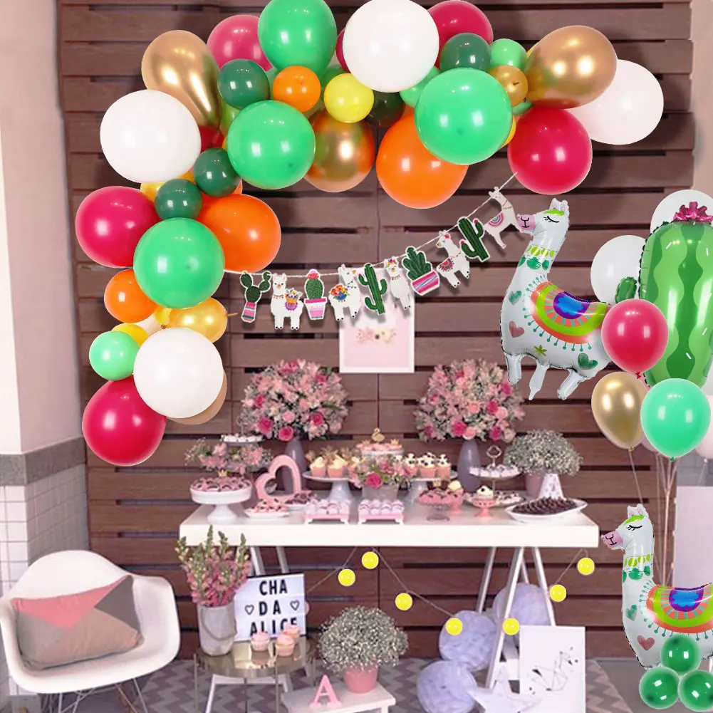 Decorations Pour Anniversaire Et Fete Prenatale De Llama Banderole Avec Ballons En Aluminium En Forme De Cactus Buy Lama Cactus Parti Decorations Fournitures Fiesta Mexicaine Theme Decorations De Fete Pour Bebe Douche 1st 2nd