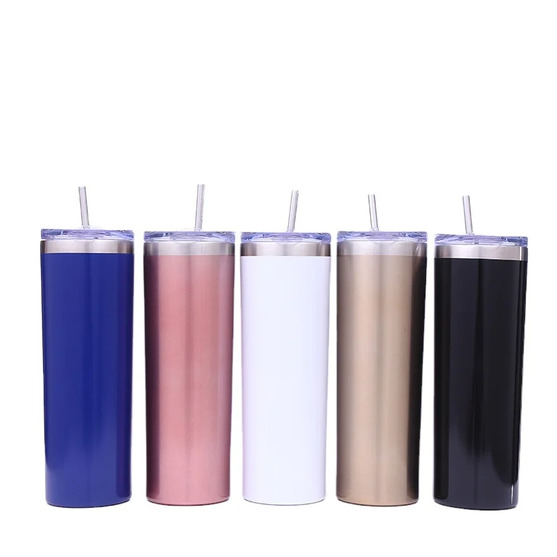 

Double Wall Straight Straw Vacuum Mug Stainless Steel Coffee Mug