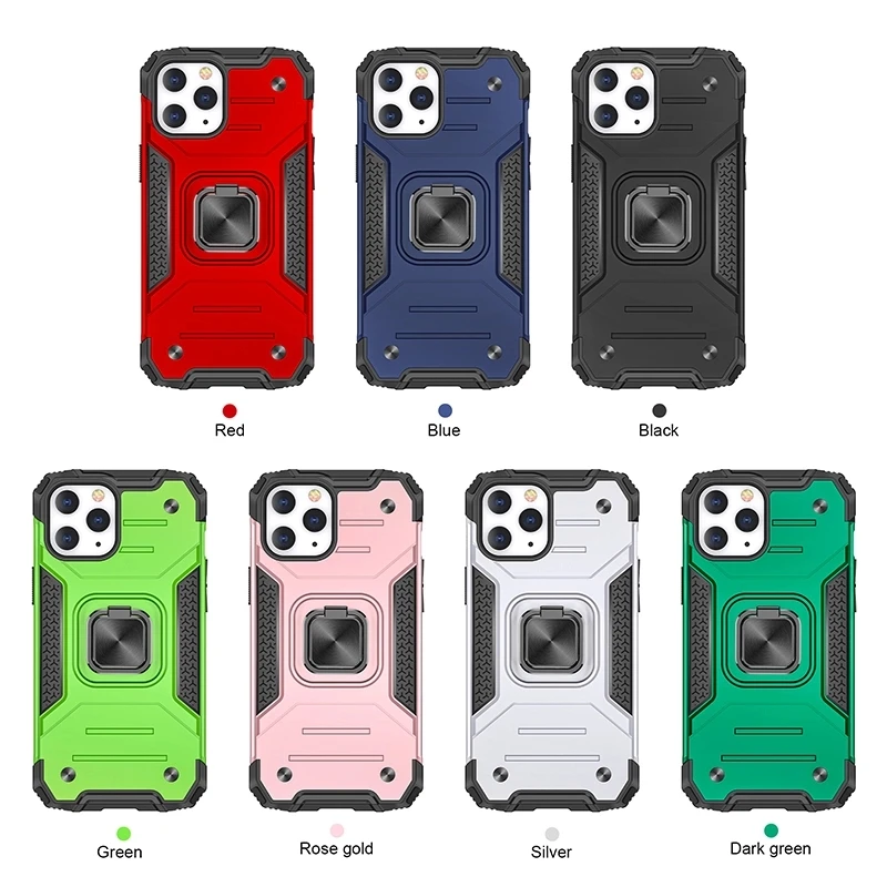 

Newest Metal Mobile Phone Accessories Mobile Phone Bags For Iphone X XS MAX 11 Pro Max 12 Military Grade Shockproof Phone Cases, Red,blue,black,green,silver,rose gold,dark green