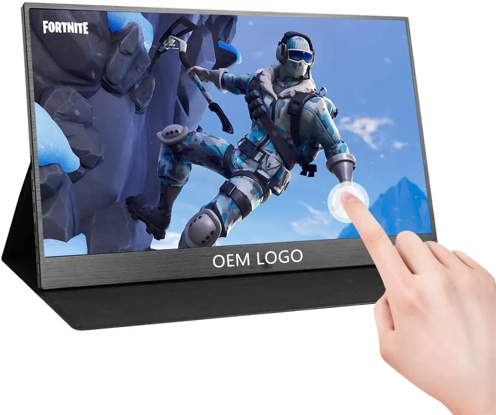 
The Best Portable Monitor 15.6 inch 1920X1080 LCD LED USB C touchscreen monitor for mobile phone/laptop/XBOX/SWITCH/PS4 