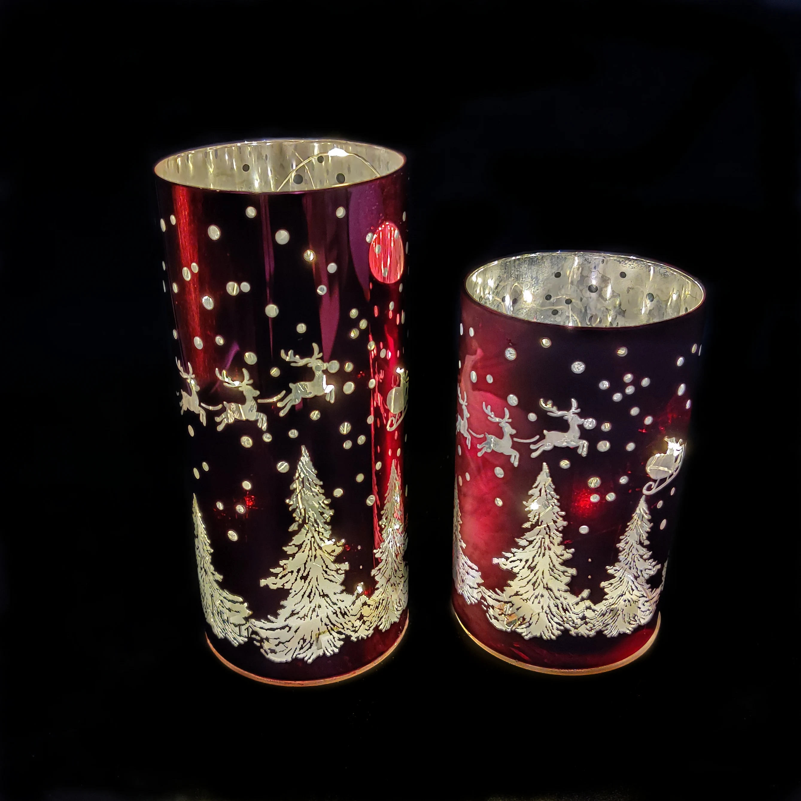 Illuminated glass engraving pillars manufacture