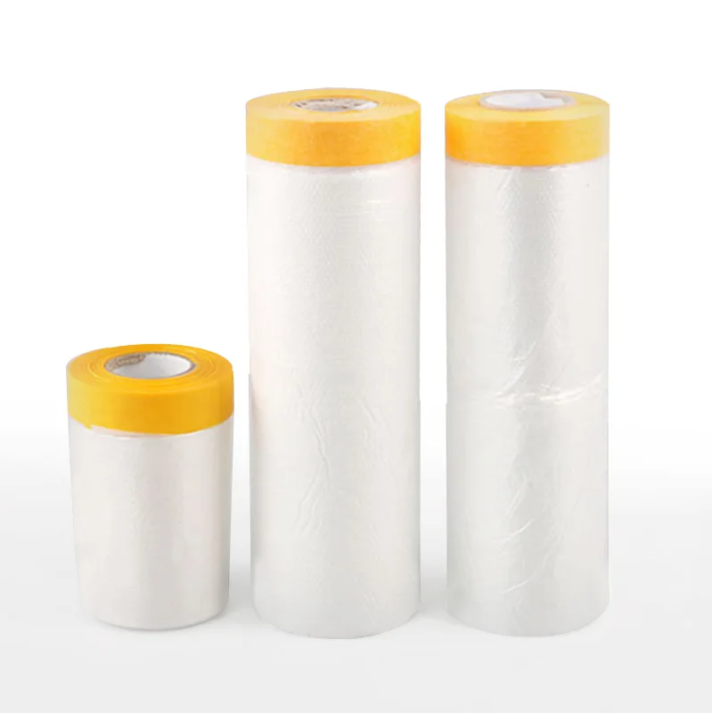
China Manufacturer Masking Plastic Cover Tape Protect Body Repair Automotive Car Paints 
