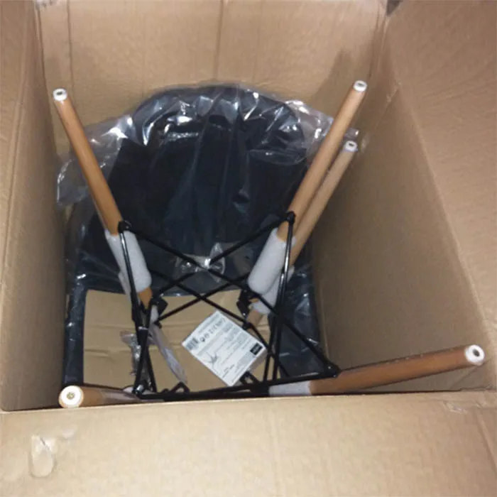 high quality molded side chair wood dowel legs in clear