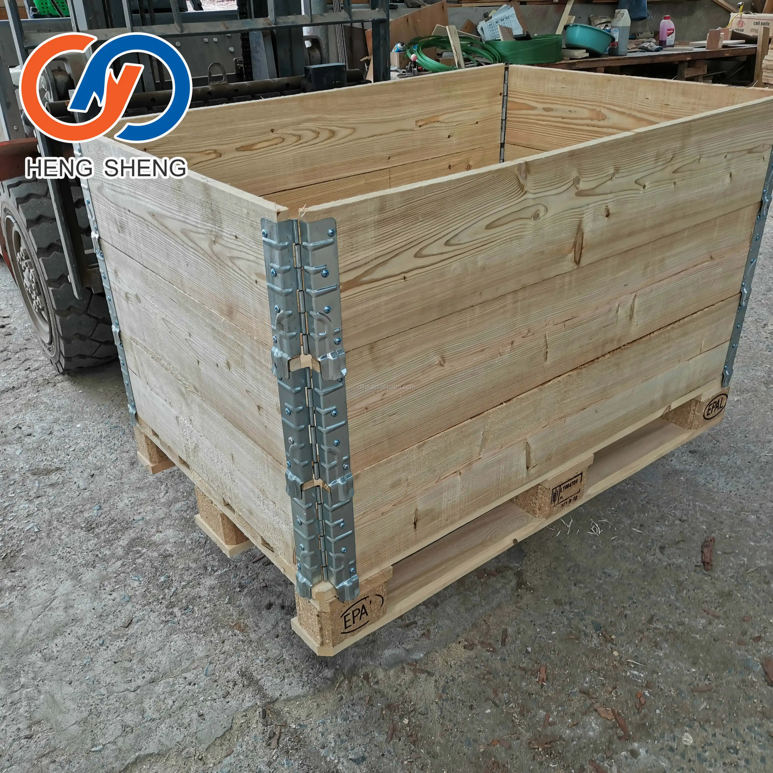 All Our Products Are Customizable. Pallet Collars Of Wood For Shipping