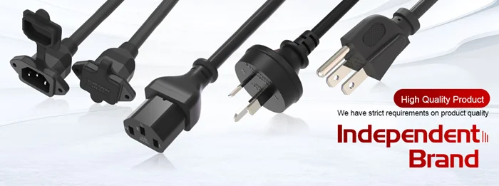 Heng-well Saudi Arabia 3 Pin Power Cord For Home Electrical 13A 250V IEC C13 Plug SASO Extension Cab(图1)
