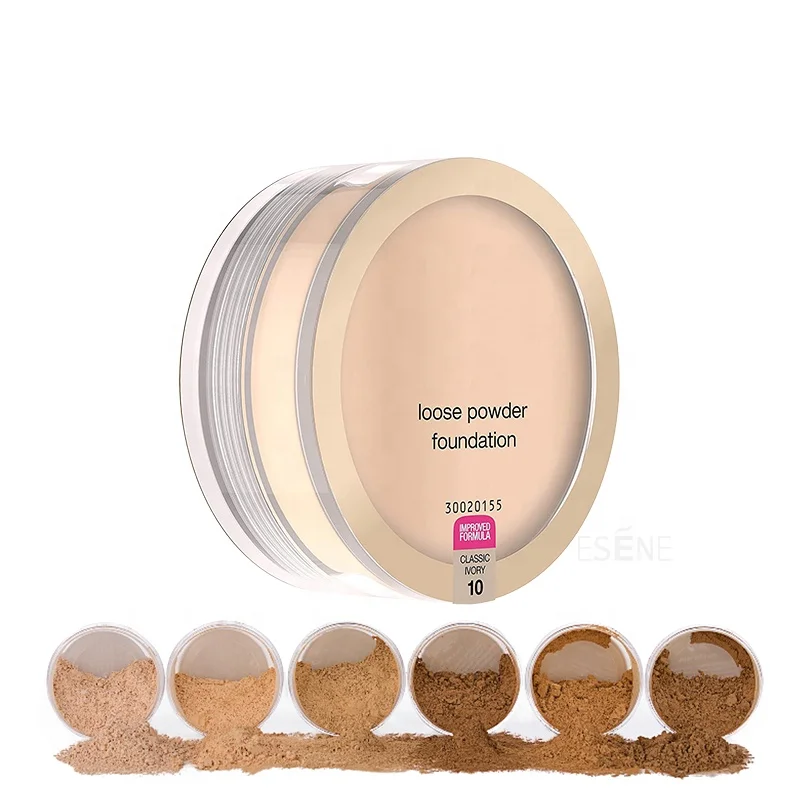 

Esene F-LP30 wholesale custom cosmetic waterproof loose powder glitter private label makeup loose setting powder highlighter, Customized color