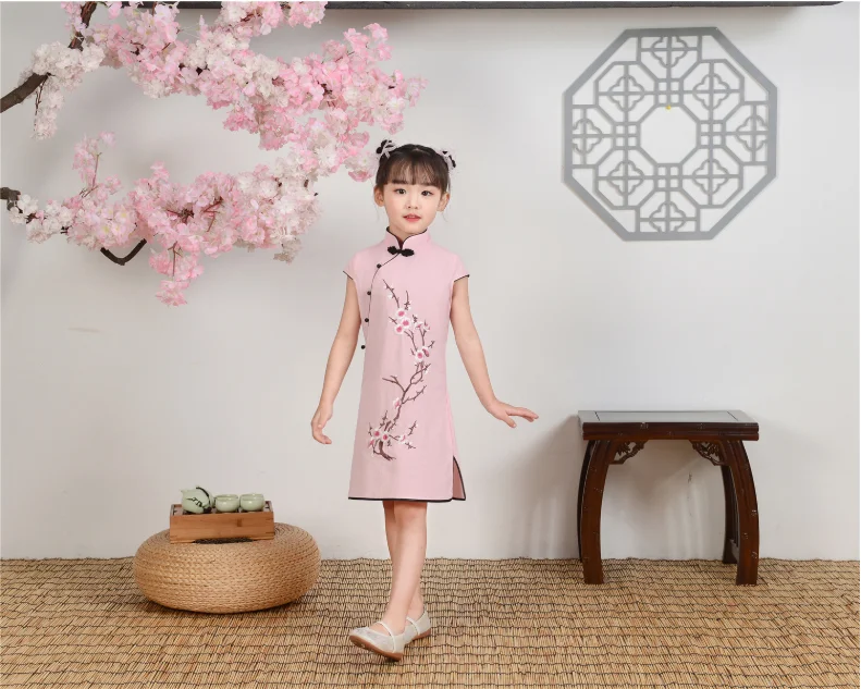 
Chinese qipao Traditional Clothing Costume Dress handmade qipao girls Traditional qipao Cheongsam classical old fashion 