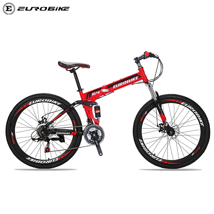 

Eurobike dual suspension mountain bike US Warehouse 26 Folding bicycle for Adult OEM Frame Gears spoke mag wheel available