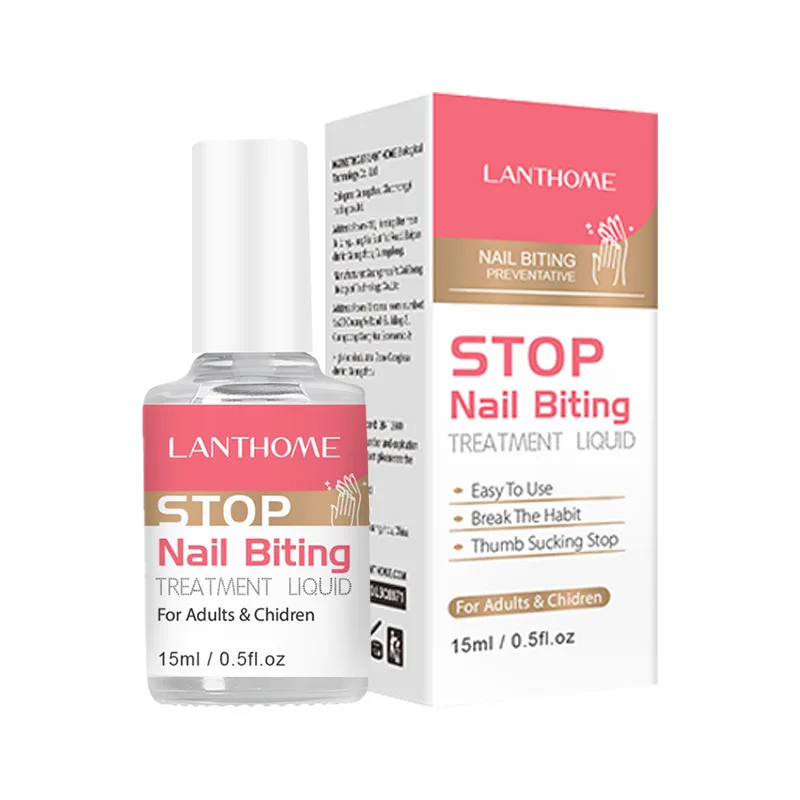 

No Bite Nail PolishHelp Thumb Sucking Stop For Kids and Biting NailsBitter Taste Safe & Effective 15 ml/0.5 fl. oz