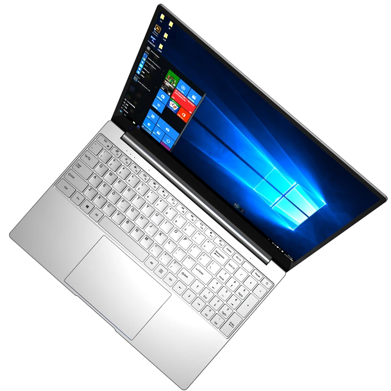 

15.6inch Win10 laptop Celeron J4125 12G RAM 256GB SSD Finger Unlock Business Laptop With Finger Unlock, Silver/rose gold