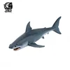 Wholesale hard solid pvc realistic animal sea ocean blue shark toy with good price