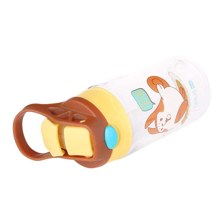 

400ML PP Kids Water Bottle Portable School For Kids Gift Water Bottle New Design With Straw Eco -Friendly Baby Cups Cheap, Customized color
