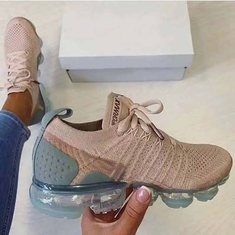 

BUSY GIRL AL5360 2023 new arrivals breathable lace up sneakers air sneakers for women sports shoes