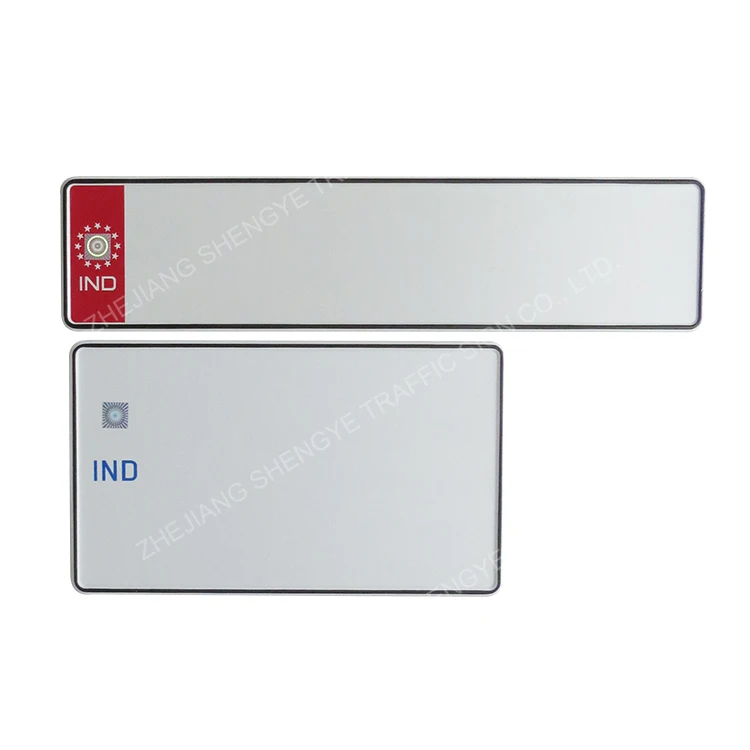 
Hindu high security plate India size car license plate 