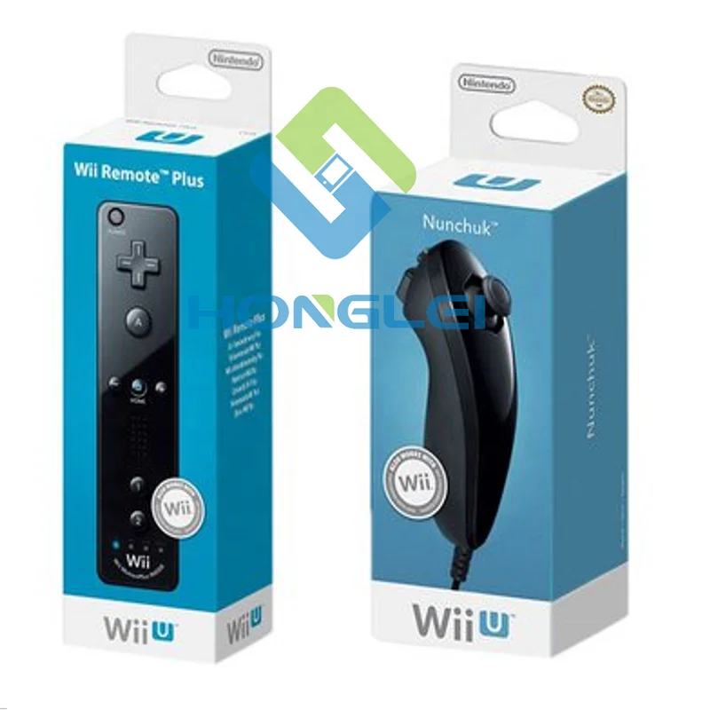 

3 in 1 Wireless Remote Nunchuk Controller With Motion Plus For Wii U, Black ,white ,red, pink ,blue
