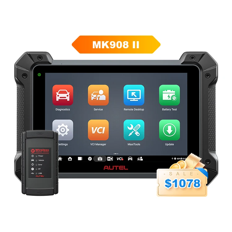 

New Autel Maxicom Mk908 II Upgraded Of Mk908 Ecu Coding OE-LEVEL Full System Diagnostic Tool Scanner For All Car