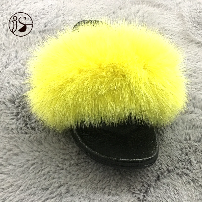 

Ladies slippers 2020 Colorful Women fur slippers customized women slippers, Picture