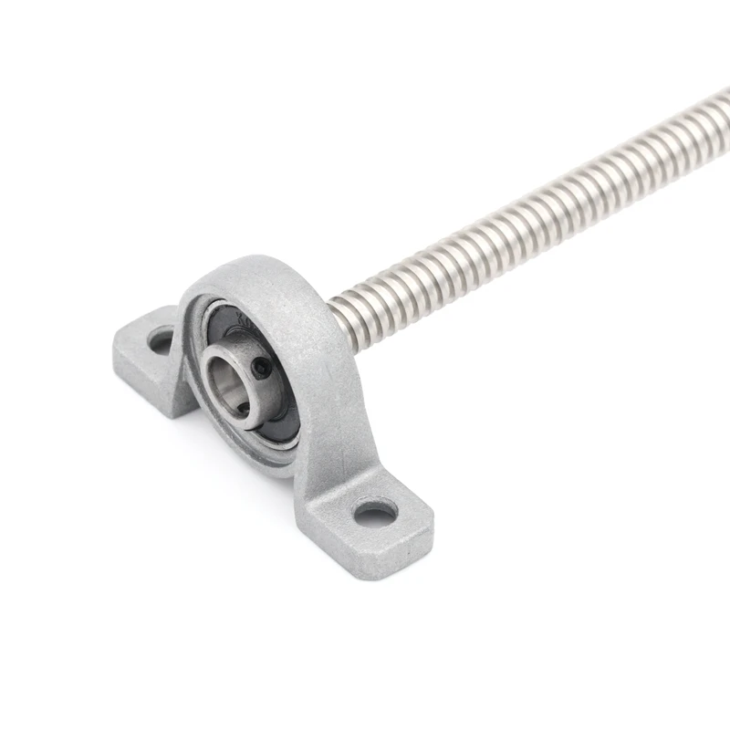 T3.5 3.5mm 304 Stainless Steel 200mm Lead Screw With Plastic Nylon Nut